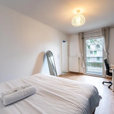 דירה T3 Grenoble, Confort, Balcon, Wifi