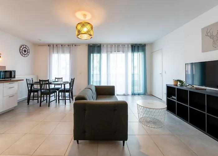 T3 Grenoble, Confort, Balcon, Wifi דירה